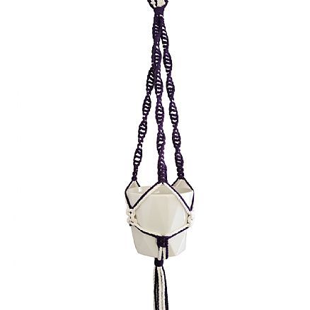 Macrame Hanger -Purple Dreams Product Image