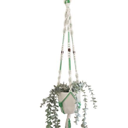 Macrame Hanger - Spring Green Product Image